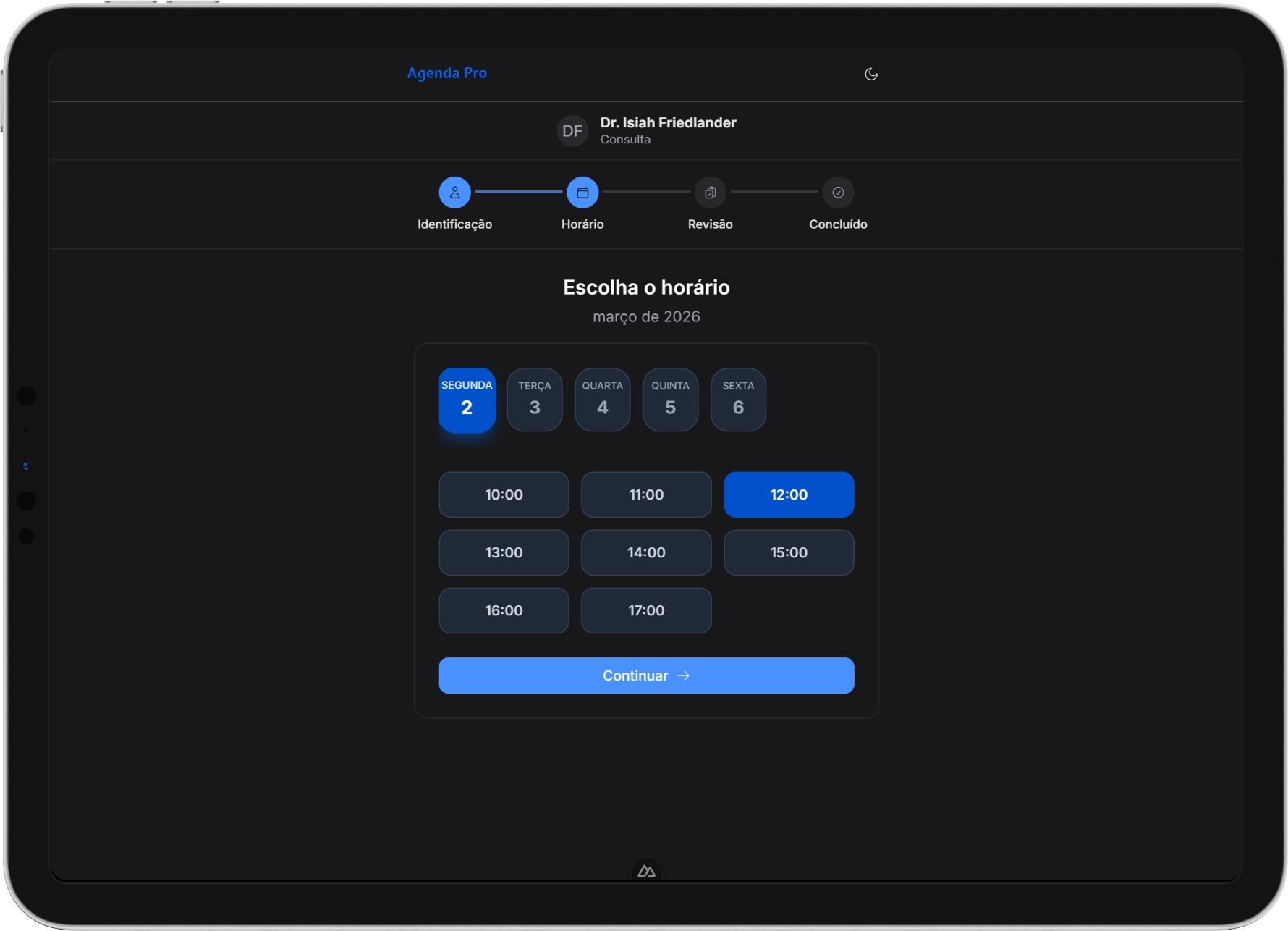 Agendamentos sem troca de mensagens